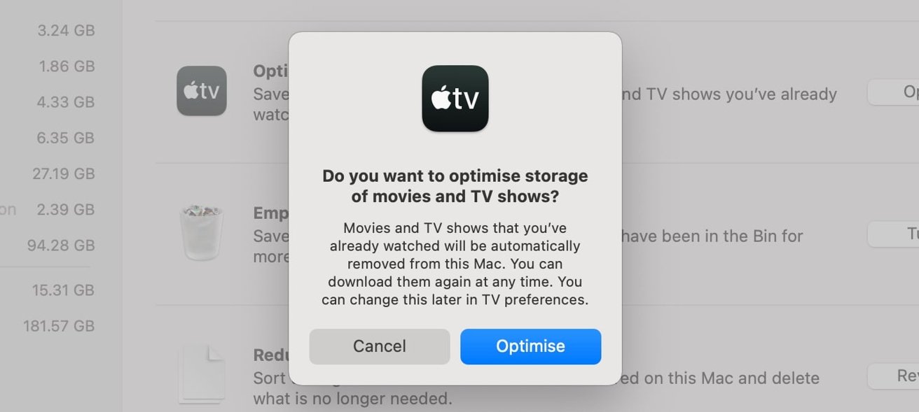 Vous pouvez très facilement configurer votre Mac pour supprimer les émissions de télévision et les films que vous avez fini de regarder. 