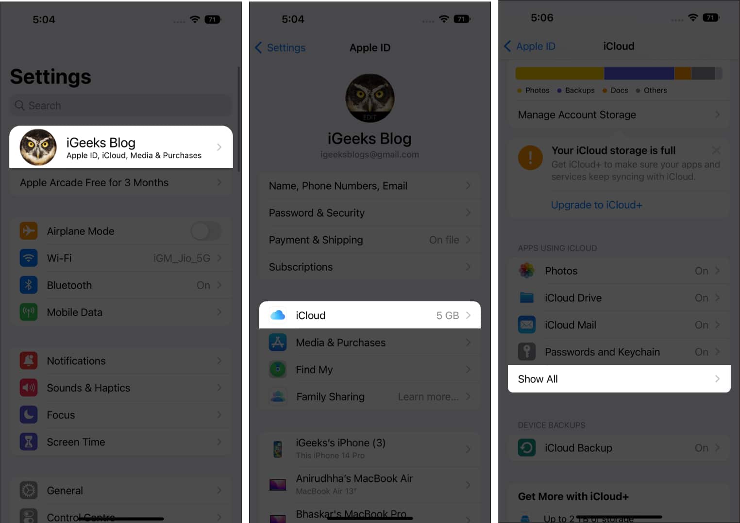 Sauvegarder les données Shazam via iCloud sur iPhone