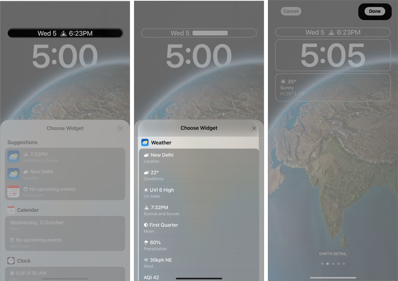 Comment ajouter des widgets météo à l'écran de verrouillage sur iPhone
