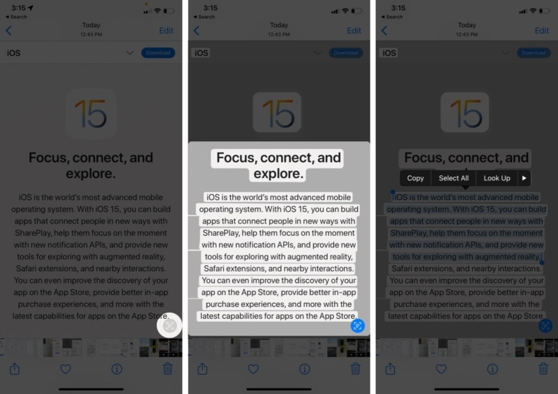 Comment détecter du texte à partir de photos à l'aide de Live Text sur iPhone