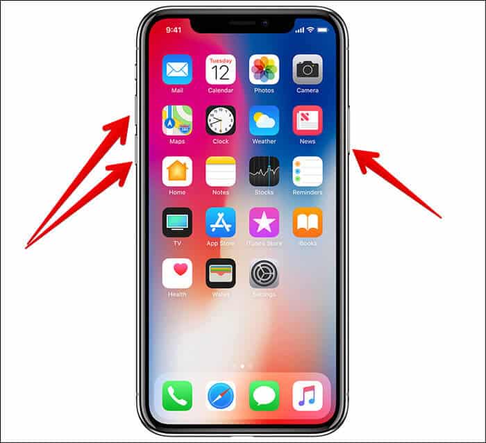 Redémarrage dur iPhone X, 8 Plus et 8