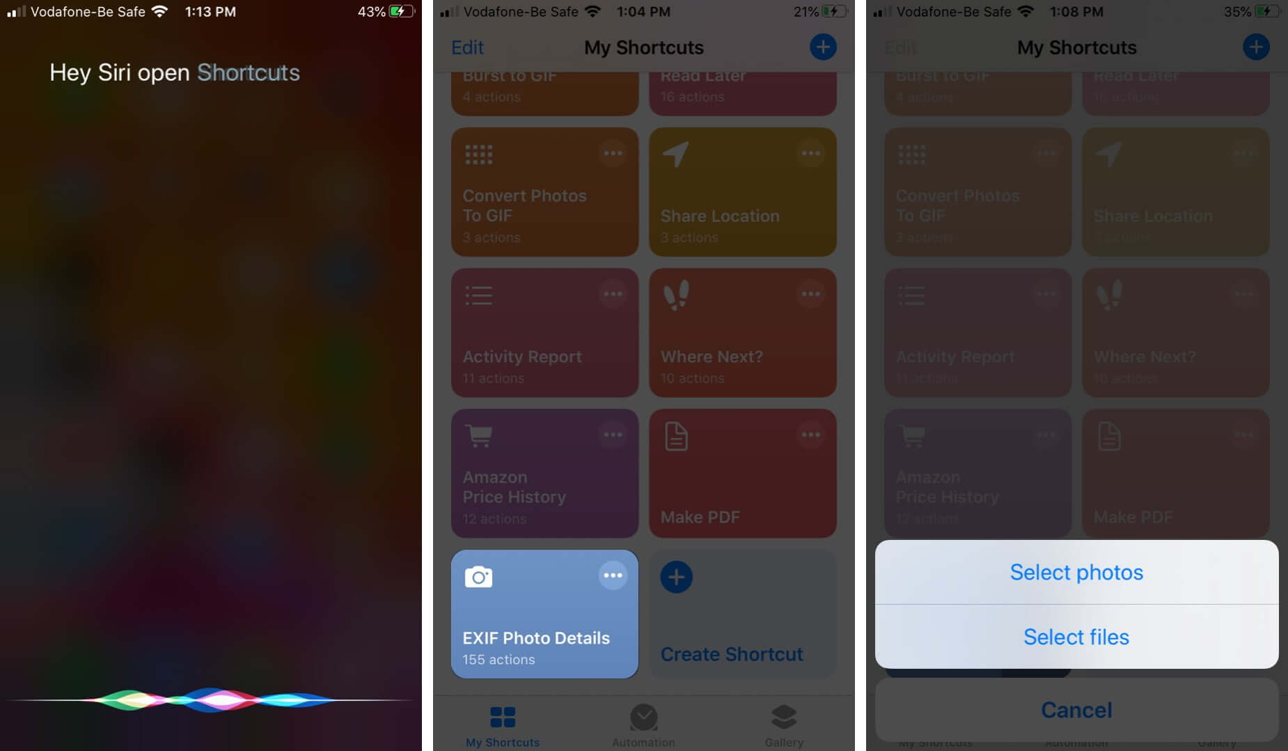ouvrez-les-raccourcis-en-utilisant-siri-appuyez-sur-exif-photo-détails-puis-appuyez-sur-sélectionner-photos-ou-sélectionner-fichiers