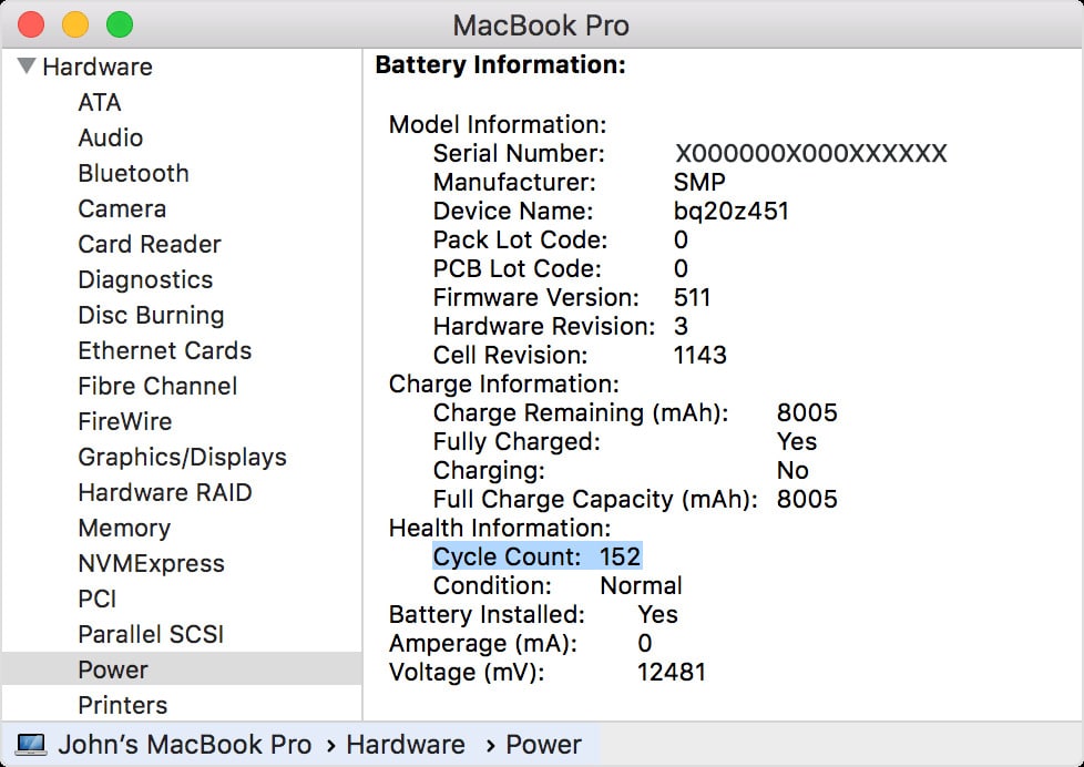 Où trouver l'état actuel de votre batterie (Photo : Apple)