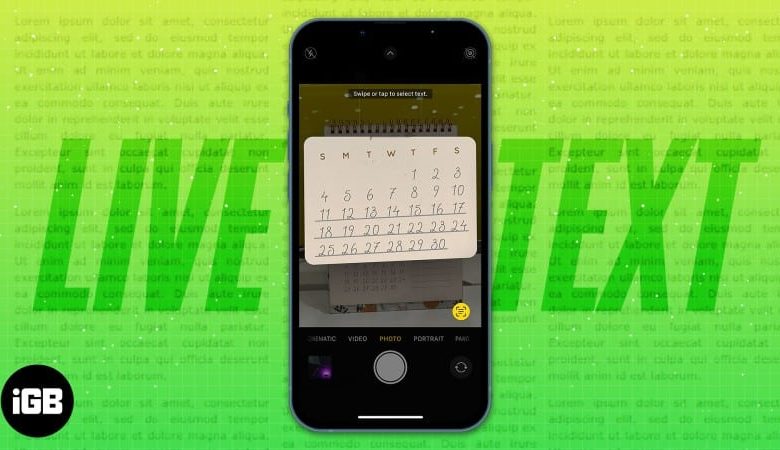 Comment utiliser Live Text sur iPhone et iPad
