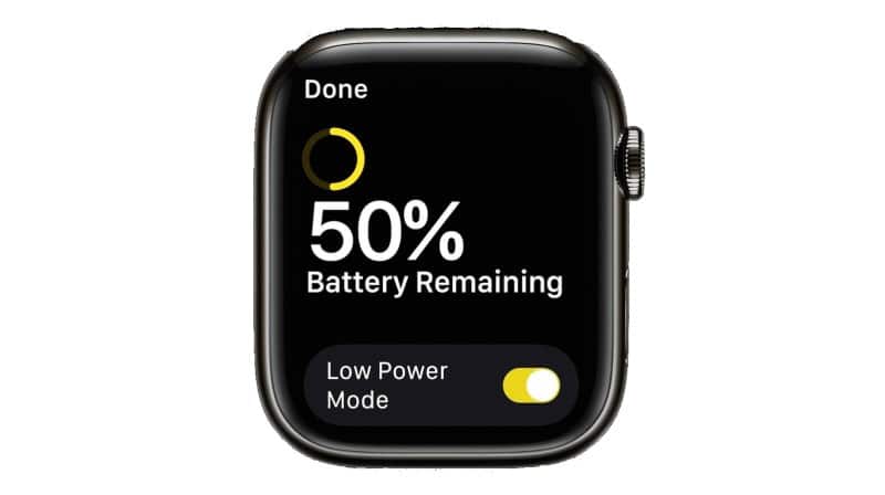 Qu'est-ce que le mode basse consommation sur Apple Watch