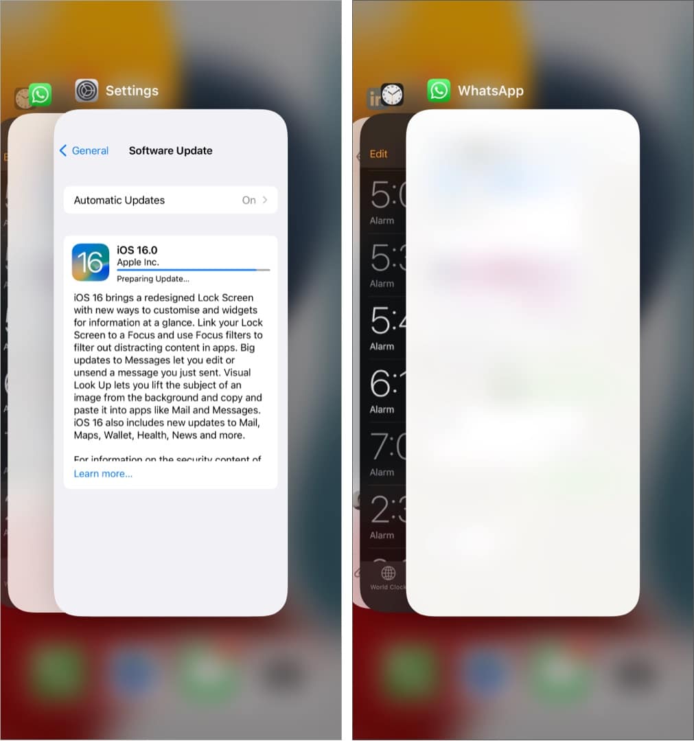 Forcer à quitter les applications sur un iPhone